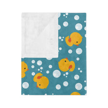 Load image into Gallery viewer, Ducky Velveteen Microfiber Blanket