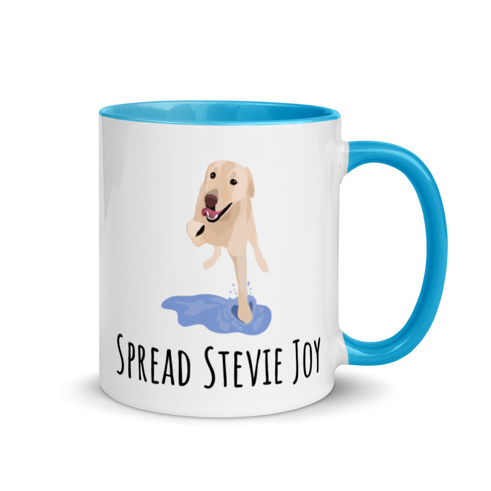 Spread Stevie Joy Coffee Mug – Stevie the Wonderdog Co