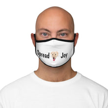 Load image into Gallery viewer, Spread Stevie Joy Fitted Polyester Face Mask
