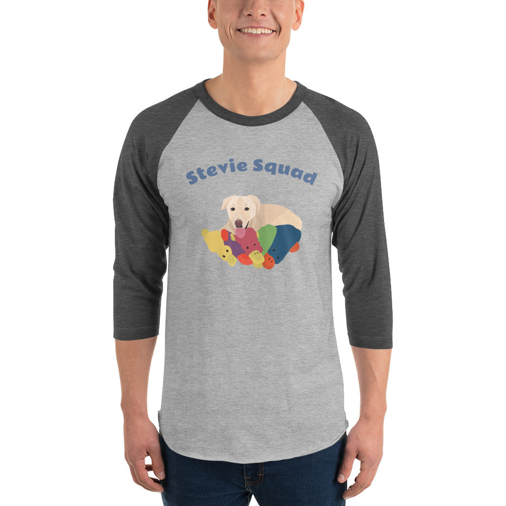 Stevie Squad Official T-Shirt - Baseball raglan sleeve
