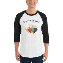 Load image into Gallery viewer, Stevie Squad Official T-Shirt - Baseball raglan sleeve
