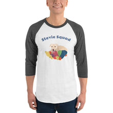 Load image into Gallery viewer, Stevie Squad Official T-Shirt - Baseball raglan sleeve
